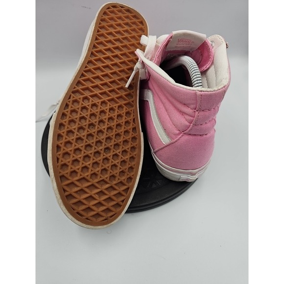 VANS Off the Wall Sneakers High Tops W11 M 8.5 Pink W 7 Shoes Skateboard Unisex - Picture 5 of 6